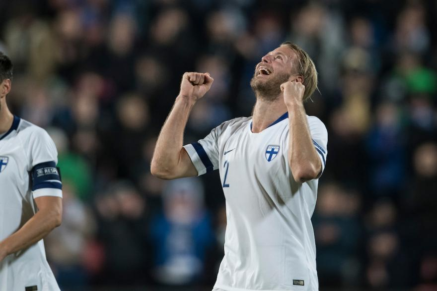 芬兰队再获胜利，小组出线形势乐观