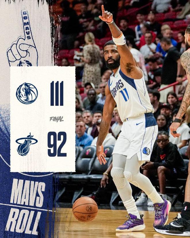 独行侠胜热火，占得关键胜利